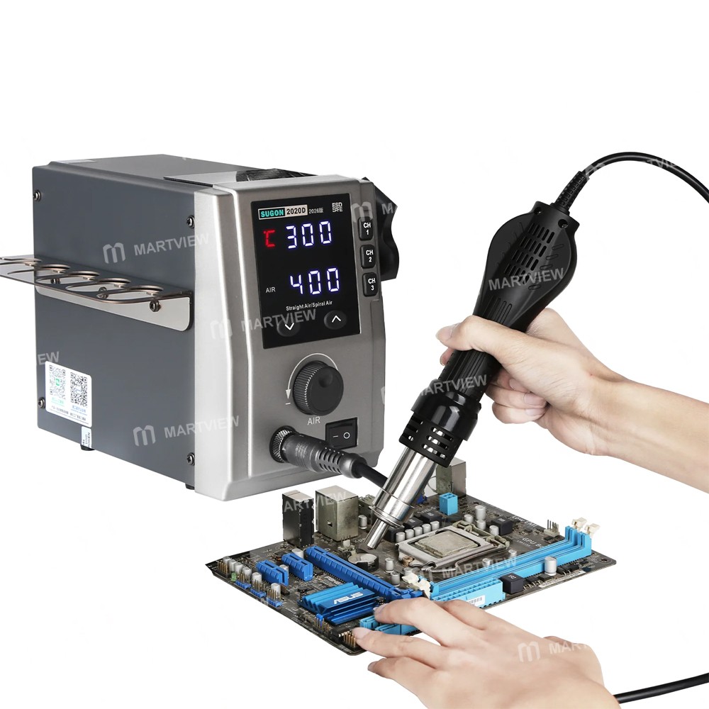 sugon 2020d-2026-version-700w-hot-air-gun-lead-free-rework-bga-smd-soldering-station-5