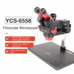 ycs 6558x-65x-58x-rotation-trinocular-stereo-zoom-microscope-with-big-base-2