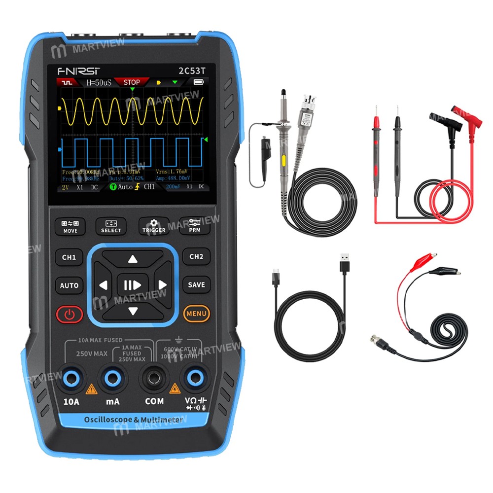 fnirsi 2c53t-handheld-dual-channel-50m-digital-oscilloscope-multimeter--signal-generator-14