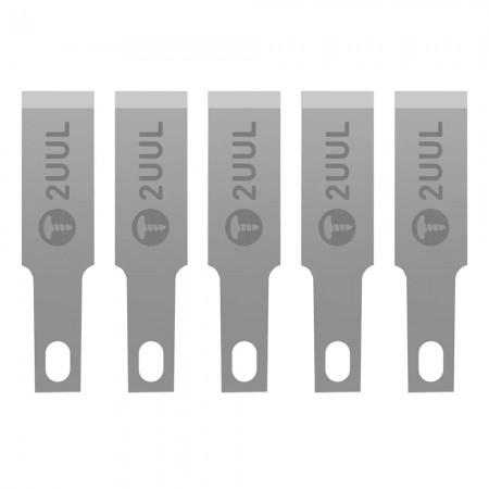 2uul DA28 FlatCut Solder Pad Underfill Glue Fast Removal Blades - 5Pcs