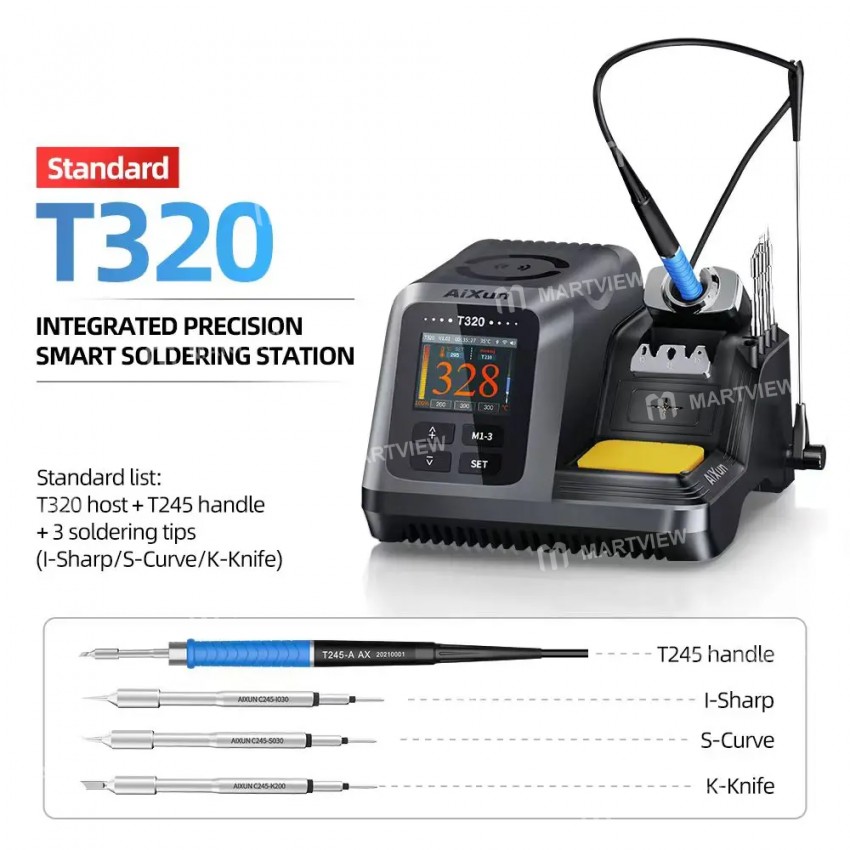 aixun t320-t210-t245-led-display-smart-soldering-station-with-200w-power-supply-4
