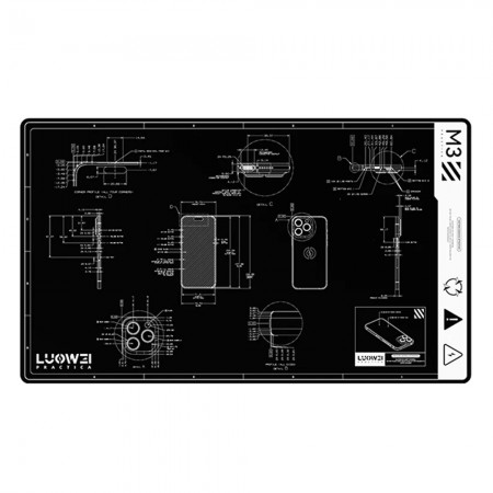 Luowei LW-M3 27-inch Large High-Temperature Resistance Multifunction Repair Insulation Pad