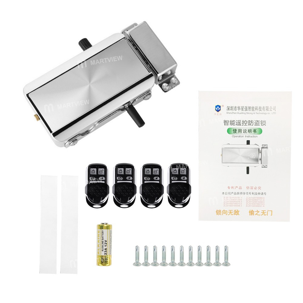 home door-lock-kit-remote-control-keyless-5