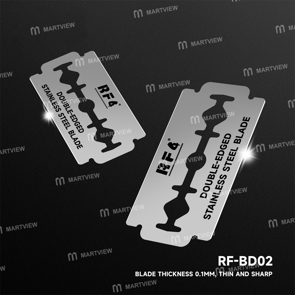 rf4 rf-bd02-sharp-stainless-steel-double-sided-blades-for-screen-frame-glue-removal-3