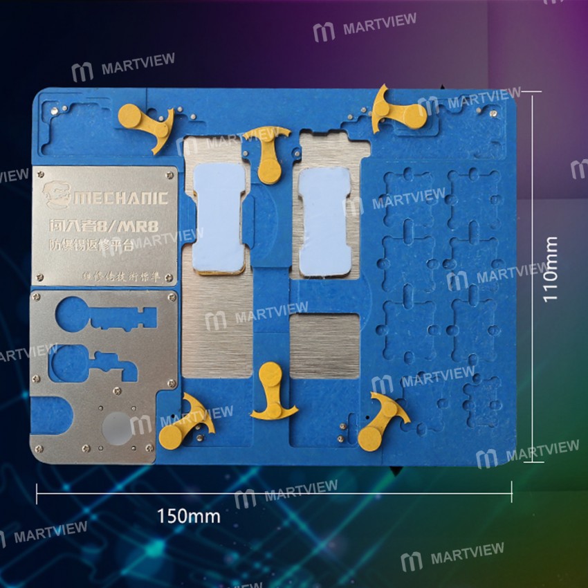 Mechanic MR8 Multi-Function Explosion-Proof Motherboard CPU NAND Fingerprint Repair PCB Holder Fixtu