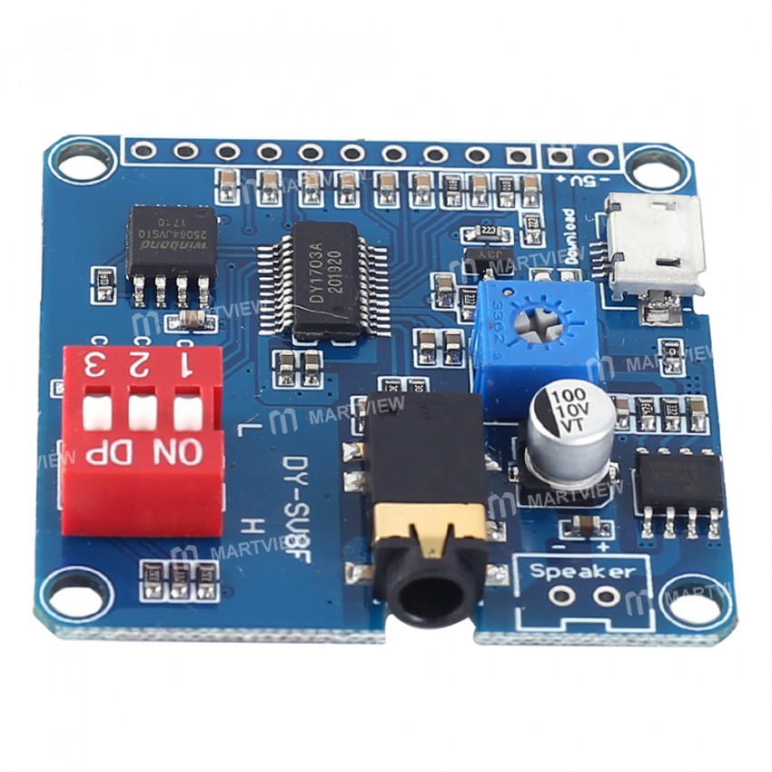 DY-SV8F MP3 Voice Playback Module Trigger Serial Controller Board for Arduino