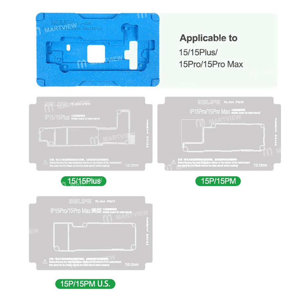 relife rl-601t-26-in-1-middle-layer-tin-planting-bga-reballing-platform-set-8
