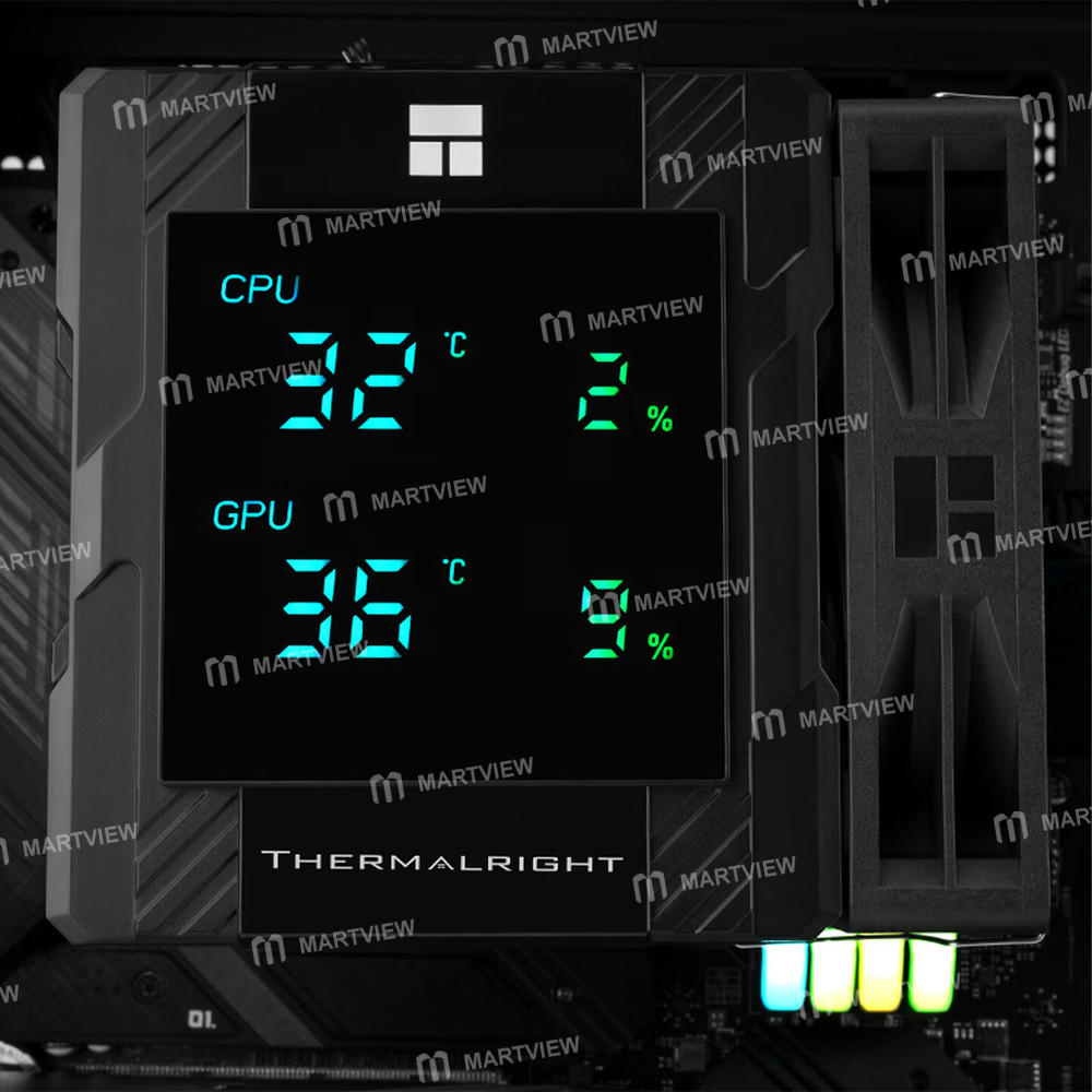 thermalright peerless-assassin-12-digital-black-digital-display-6-heatpipe-cpu-air-radiator-7