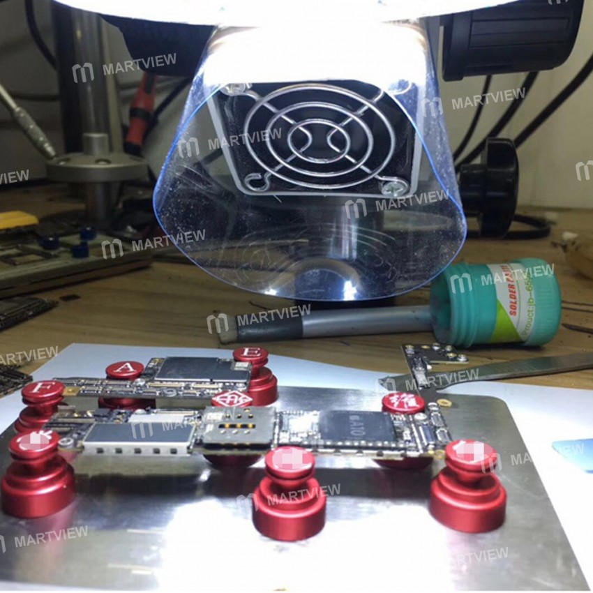 Microscope Smoke Removal Fan for Mobile Phone Repair