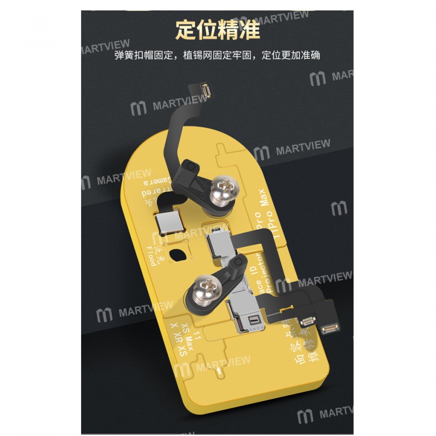 WL Face Lattice Dot Matrix ID Repair Holder Reballing Platform Fixture for iPhone 12 Pro Max / 12 P