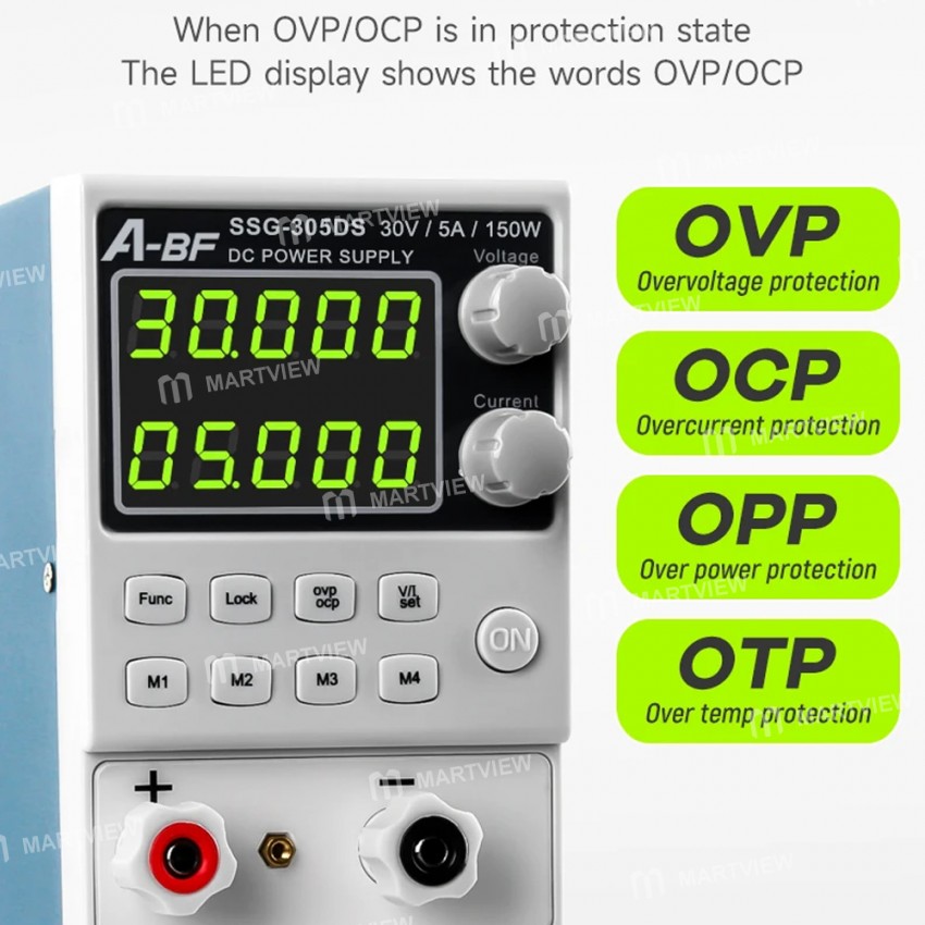 a bf-ssg-305ds-30v-5a-dual-5-bits-led-type-cnc-adjustable-dc-voltage-regulate-power-supply-10