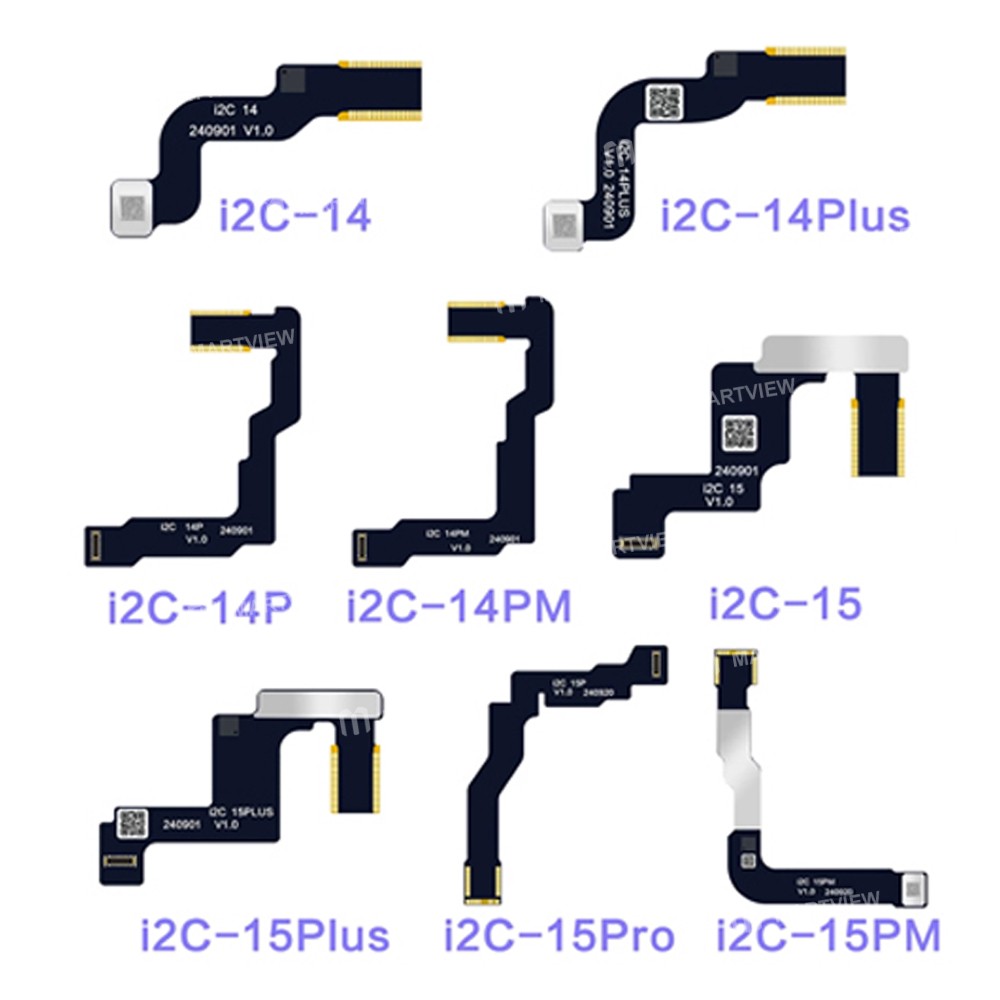 i2c i6s-programmer-front-camera-repair-small-board-flex-cable-for-iphone-14-to-15pro-max-2