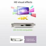 Yeston GT1030-4G D4 LP Gaming Graphic Card 4G / 64bit / DDR4 Memory with HD+DVI-D Output Ports