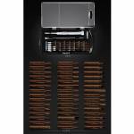 JAKYMY JM-8166 61 in 1 S2 Screwdriver Kits Repair Adjustable Aluminum Alloy Hand Tools Kit for Mobil