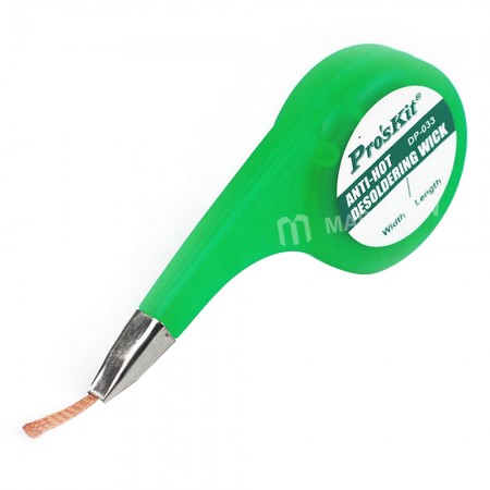 Pro'skit DP-033 1.5 / 2.0 / 2.5 / 3.0 / 3.5mm Anti-hot Suction Tin Wire with Thumb Wheel Dispenser