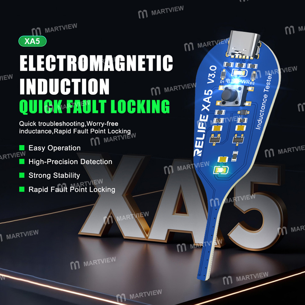 relife xa5-v30-type-c-high-precision-electromagnetic-induction-tester-built-in-energy-storage-batter