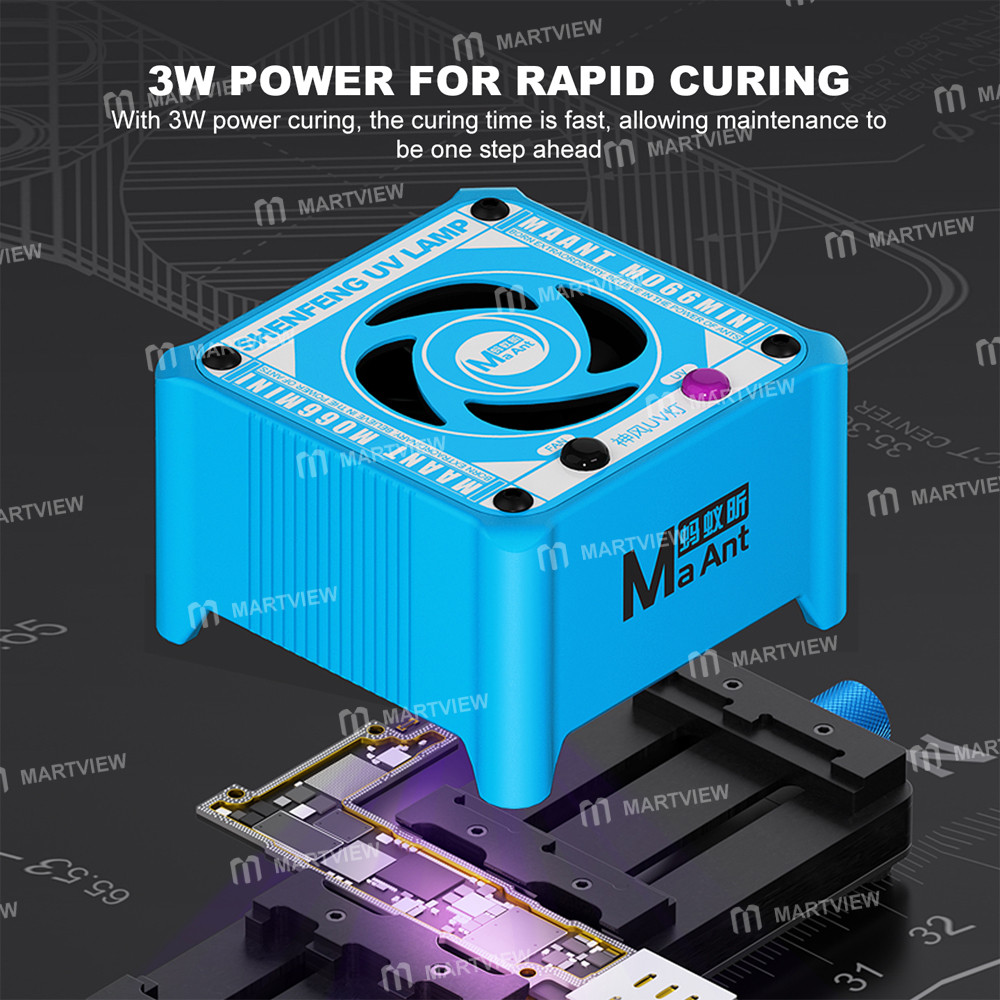 maant m066-mini-2-in-1-uv-curing-light-with-cooling-fans-for-mobile-phones-motherboard-pcb-repair-3