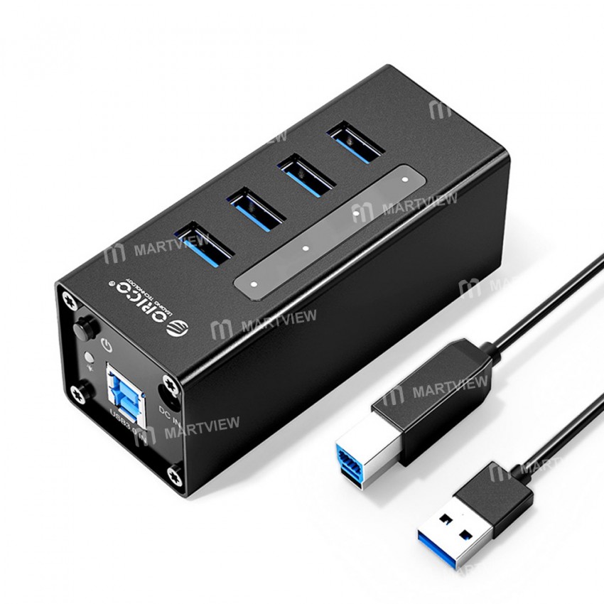 Orico A3H Series Aluminum High Speed 4 / 7 / 10 Ports USB 3.0 HUB with 12V Power Adapter