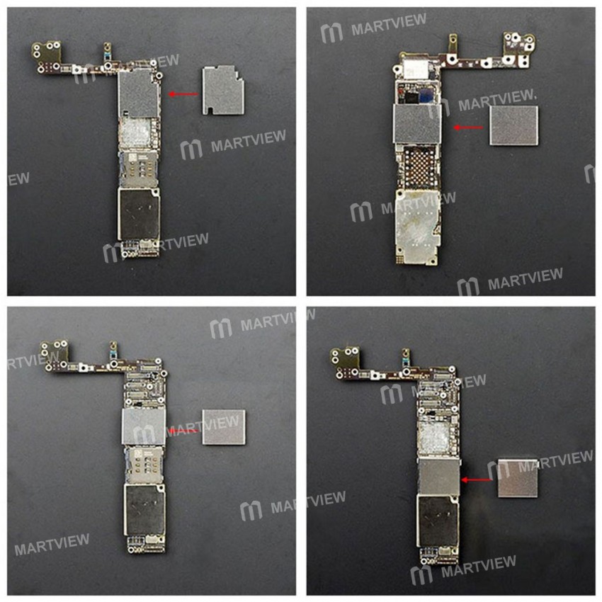iPhone Motherboard Repair Shielding Cover Protect for Mobile Phone BGA CPU / WIFI / Touch / Power Ch