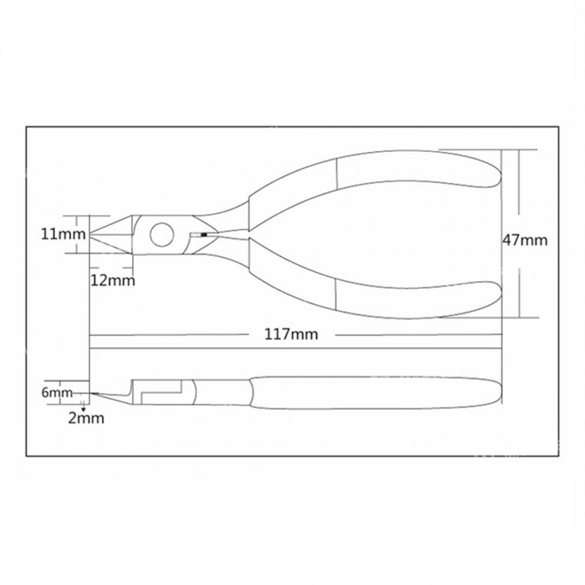 Mechanic T05 Special Hard Precision Cutter Pliers for PCB Board/Shielding Cover