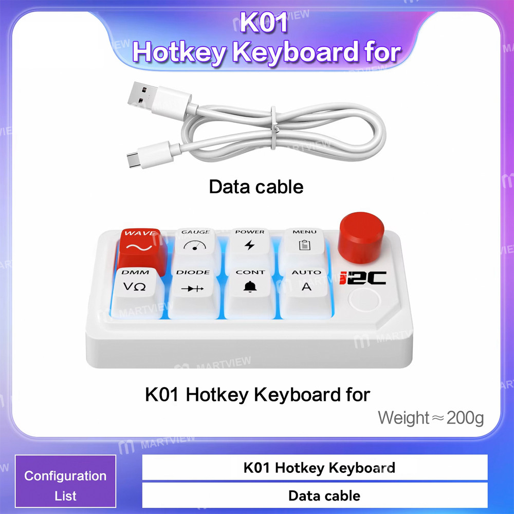 i2c k01-function-switch-keyboard-for-c09-c10-waveform-multimeters-function-switching-2