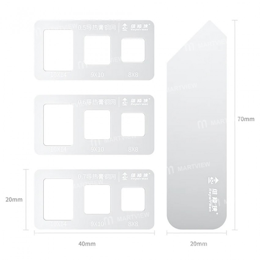 repairman thermal-conductive-paste-steel-mesh-with-scraper-set-for-motherboard-cpu-repair-10