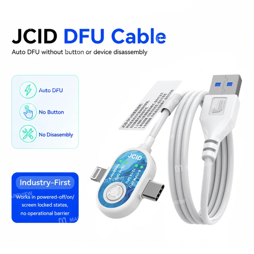 jcid no-dismantling-automatic-dfu-cable-for-iphone-apple-device-system-recovery-workflow-3