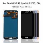 TFT LCD Display Touch Screen Digitizer Assembly Replacement for Samsung Galaxy J7 Duo 2018 J720 - Bl
