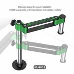 mijing mj4015-360-universal-rotation-telescopic-folding-microscope-metal-bracket-arm-4