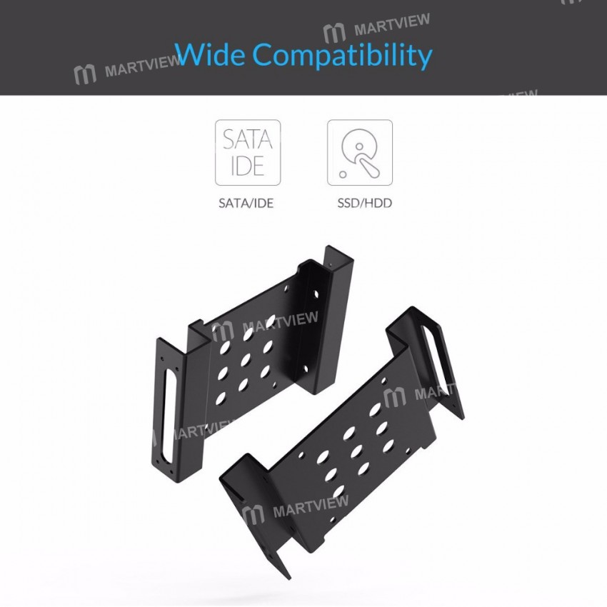 Orico AC52535-1S 5.25-inch to 2.5 or 3.5 Inches Hard Disk Drive Aluminum Alloy Dock for HDD SSD