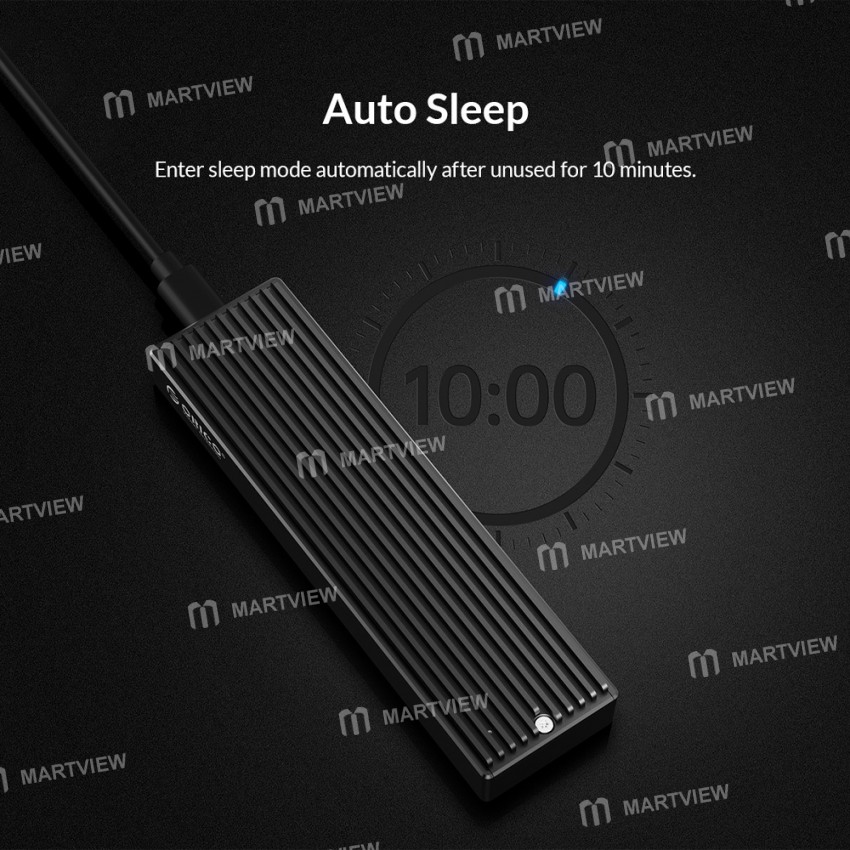 Orico M2PV-C3 USB3.1 Gen2 Type-C M.2 NGFF SSD Enclosure Supports SATA Standard M.2 NGFF Protocol