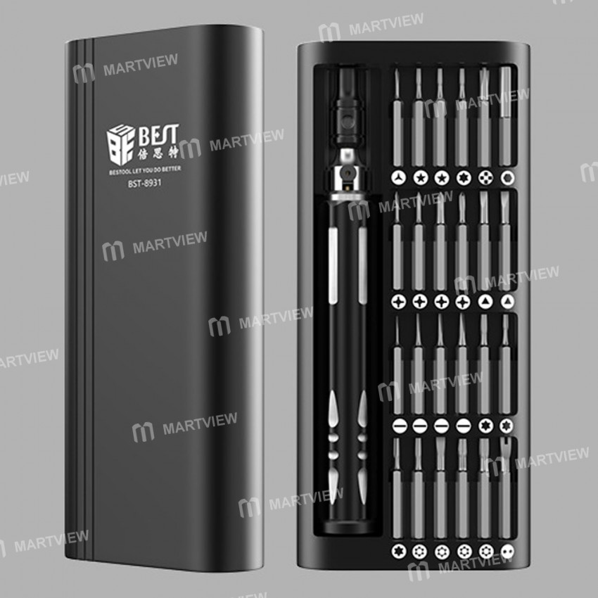 BST-8931 25-in-1 Precision Magnetic S2 Screwdriver Set for Phone/Watch/PC/Eyeglasses Repair
