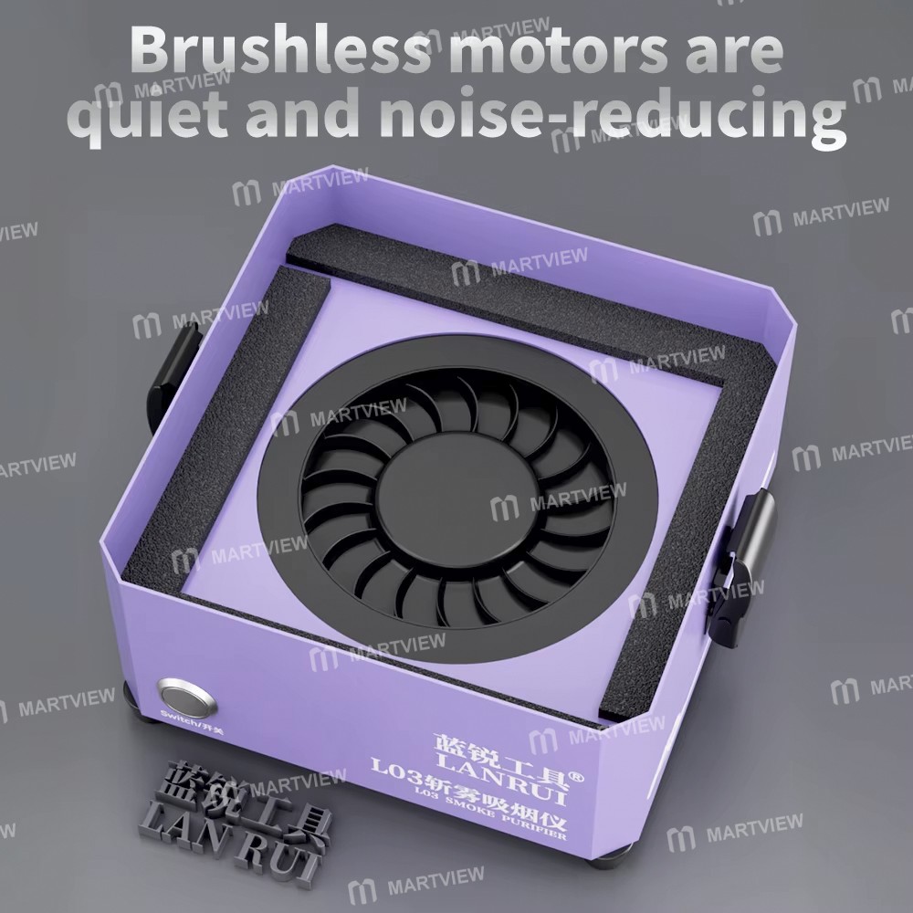 lanrui l03-powerful-desktop-smoke-purifier-for-pcb-soldering-repair-7