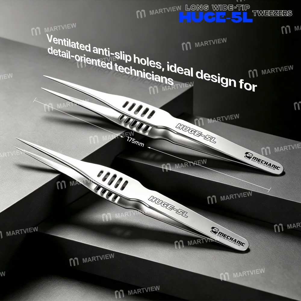 mechanic huge-5l-long-version-wide-body-nonmagnetic-professional-repair-tweezers-4