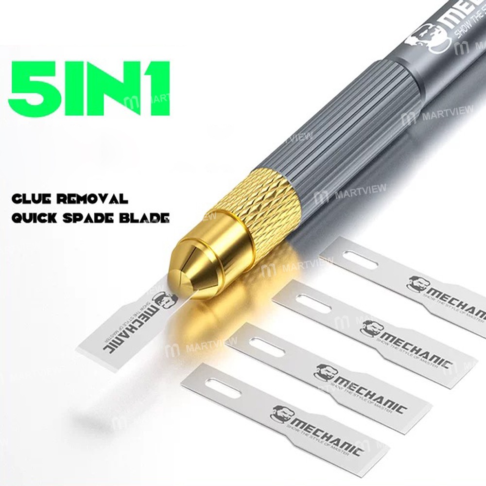 mechanic fs-51-stainless-steel-anti-static-glue-removal-quick-spade-blades-6