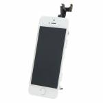 Replacement OEM iPhone 5s LCD with spareparts home button earphone camera etc white