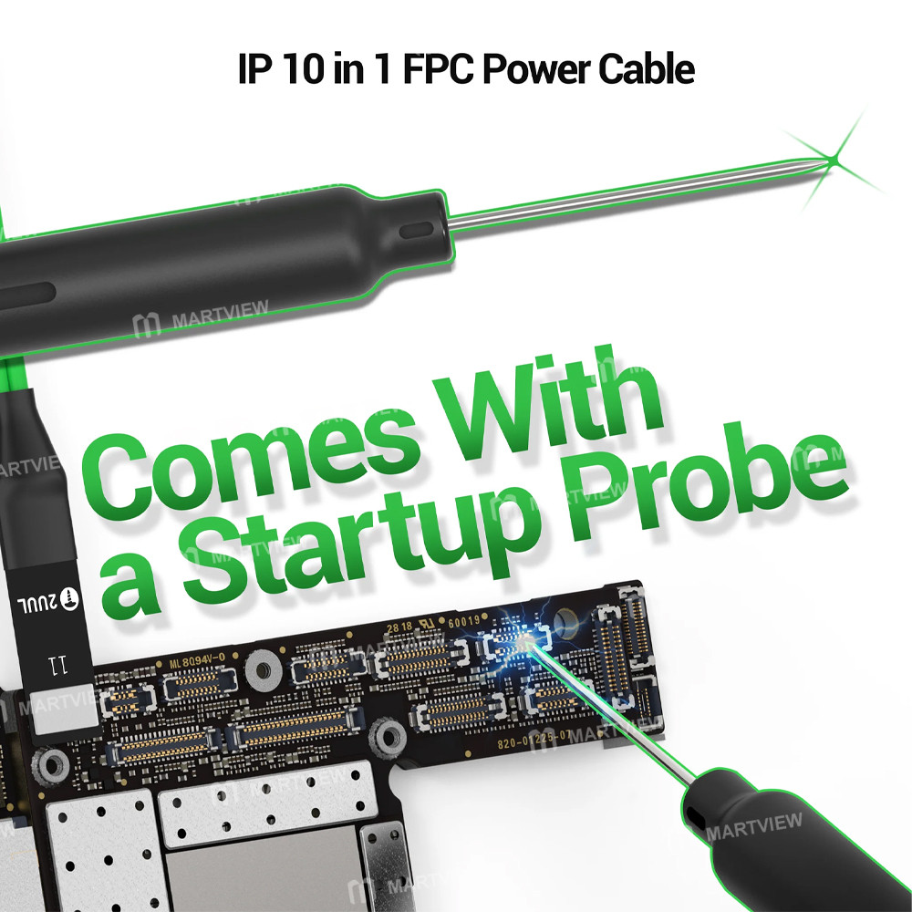 2uul pw10-ip-series-10-in-1-fpc-power-cable-for-iphone-7g-to-17pro-max-power-on-test-and-repair-3
