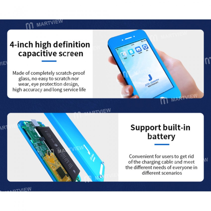JC iDetector Intelligent Handheld Phone Detector Fault Tester Support for All iOS Devices