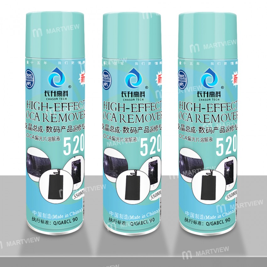 Chason Tech 520 550ml Polarizer Dissolving Agent for Clean the Liquid Crystal Assembly