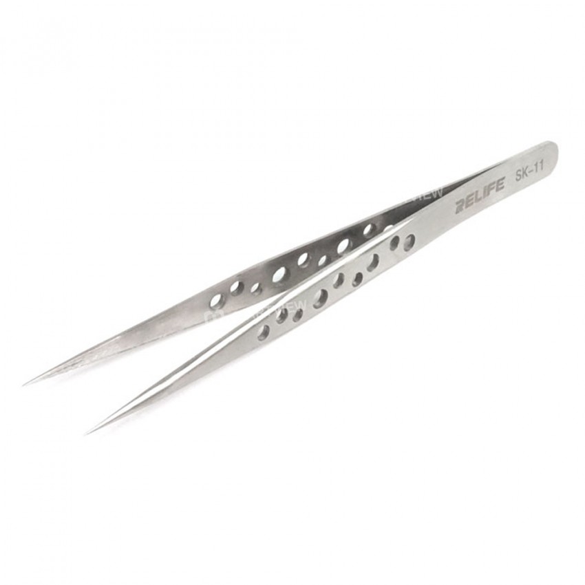 relife sk-11-sk-15-anti-static-stainless-precision-tweezers-with-holes-for-mobile-phone-repair-4