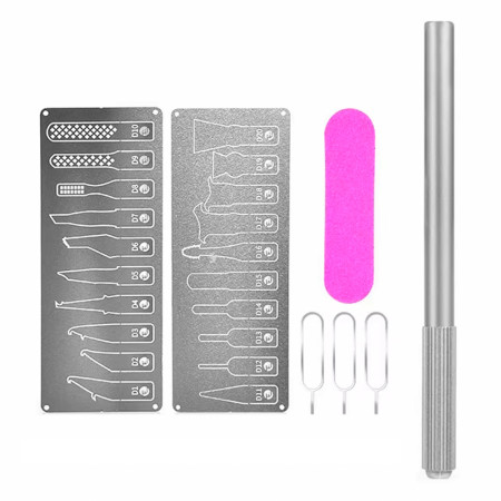 TE-152 10-in-1 Multifunctional Prying Blade Set for Mobile Phone Maintenance