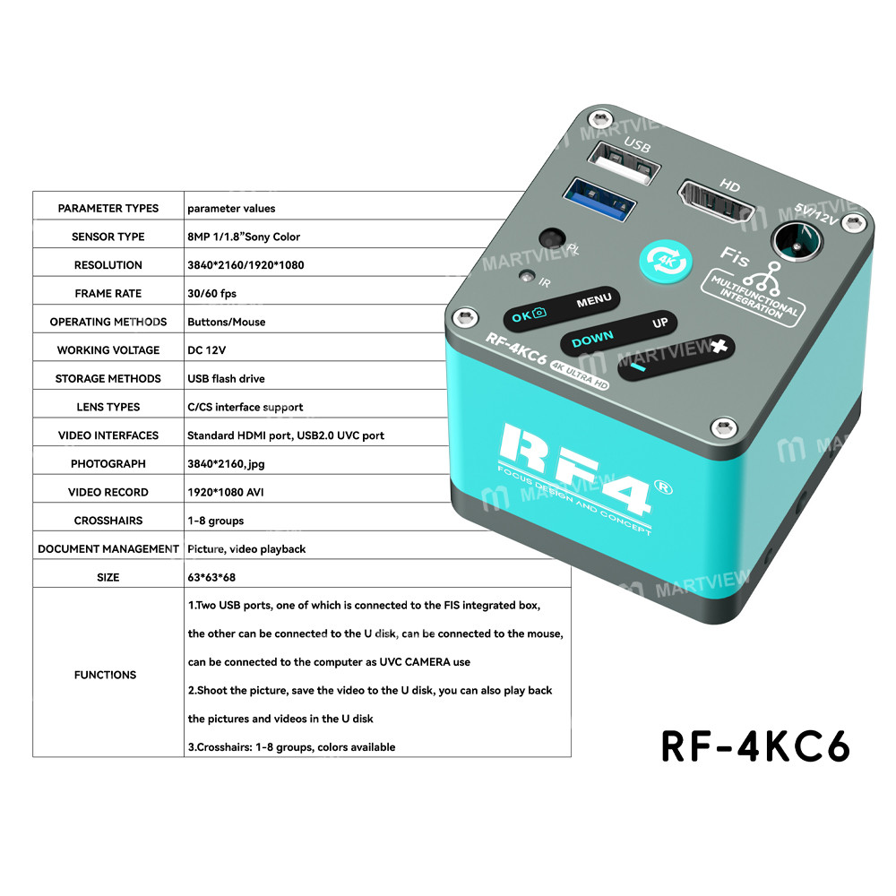 rf4 rf-4kc6-fis-ultra-hd-4k-microscope-multimeter-camera-with-fis-integrated-box-8
