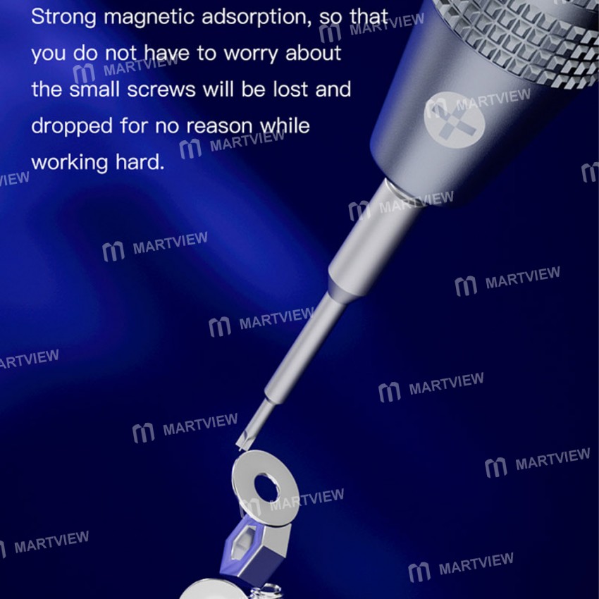 PPD Multi-spec S2 Alloy Steel High-precision Magnetic Screwdriver for iPhone/Samsung/iPad Repair
