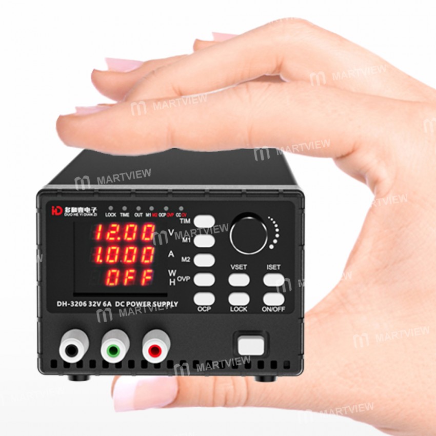 DH-3206 0-6A Programmable Intelligent DC Stabilized Power Supply with Digital Display