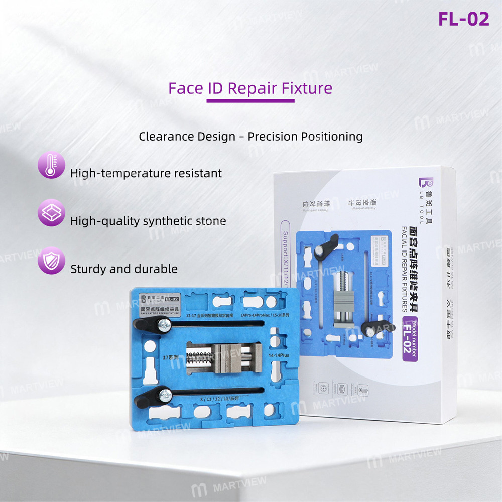 lb tool-fl-02-face-id-dot-matrix-precision-repair-fixture-for-iphone-x-to-17-series-2