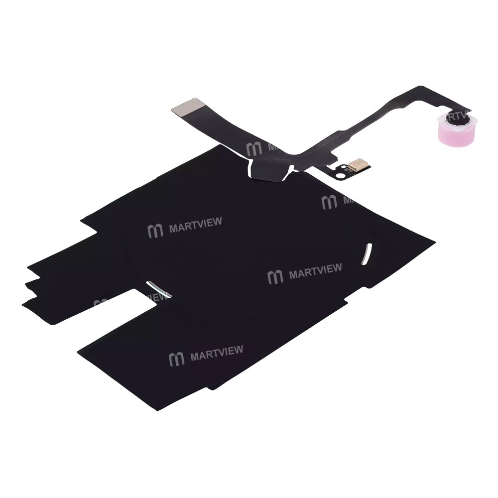 replacement wireless-nfc-charging-coil-with-flashlight-flex-cable-for-iphone-16-pro-5