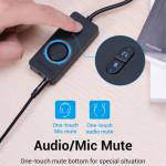 Vention CDRB USB2.0 to 3.5mm External Sound Card Audio Adapter for Phone/Computer/Laptop/PS4