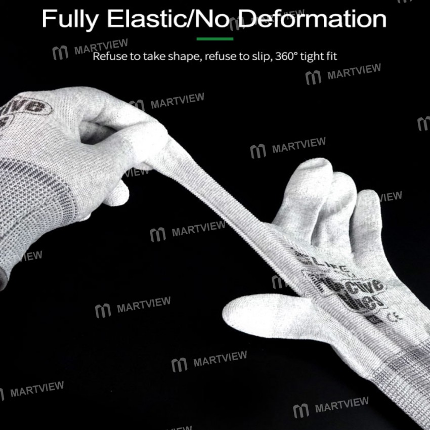 Relife RL-063 Anti Static Antiskid PU Coated Finger Part Glove Protector Gloves