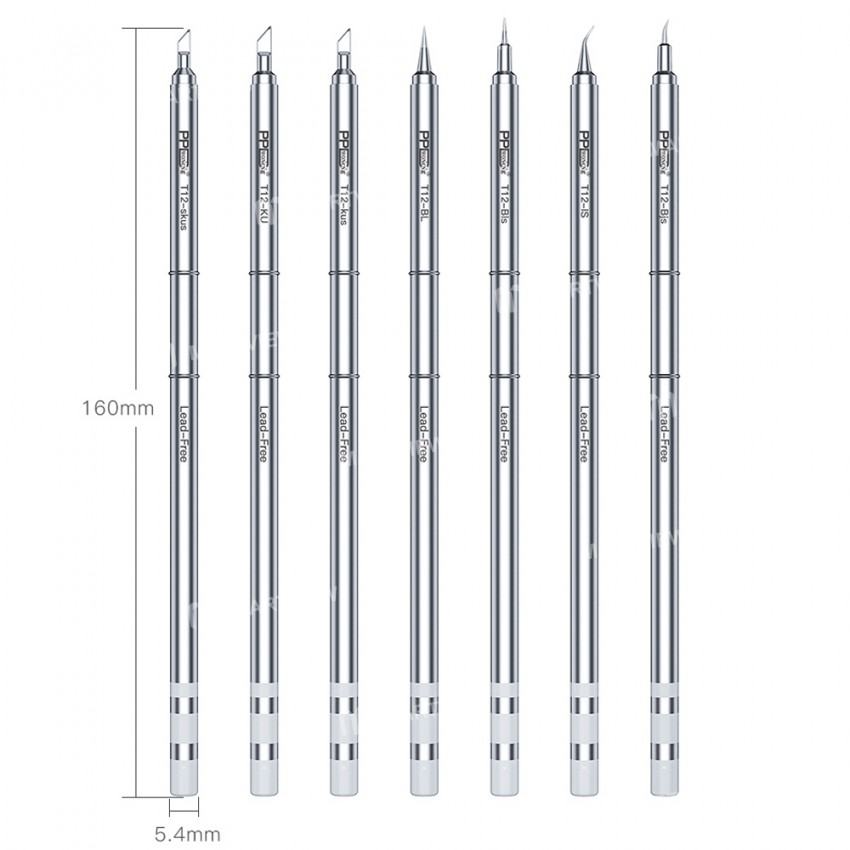 PPD T12 Series Lead-free Soldering Iron Tips for T12 Soldering Rework Station