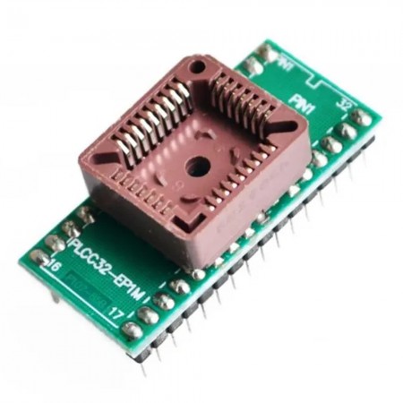 PLCC32 to DIP32 IC Burn-in Test Adapter Socket
